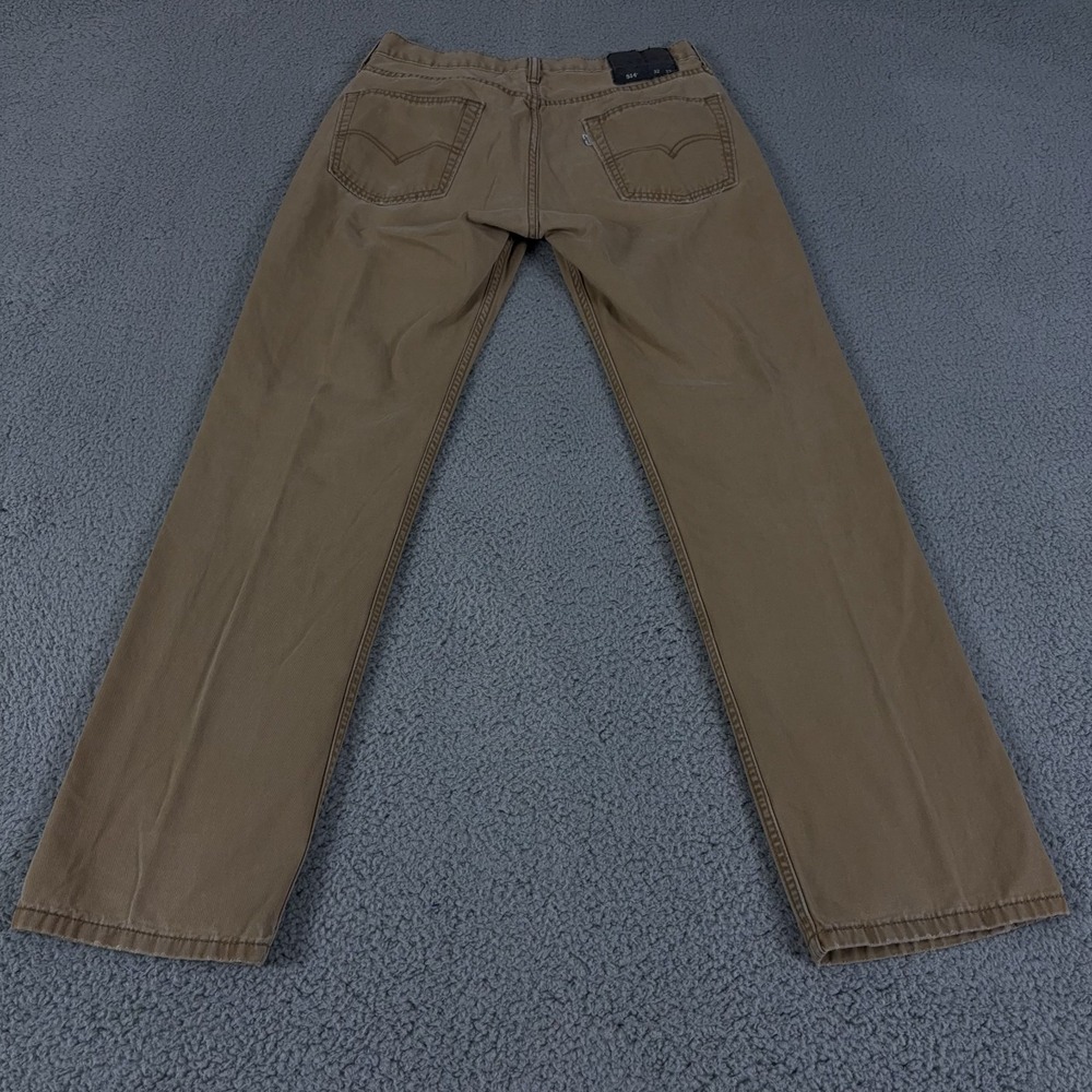 Levis Jeans Mens 32x32 Beige 514 Straight Fit Low Rise Cotton Denim Preppy Chino